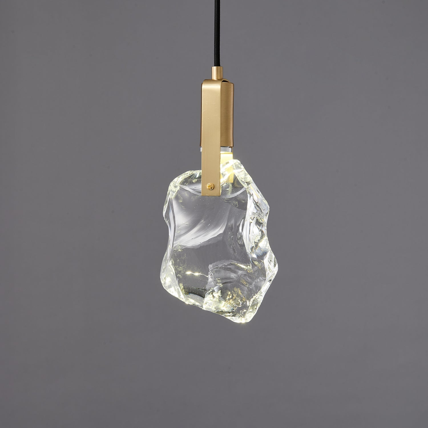 Lustra Suspension Abat-jour Transparent Cristal