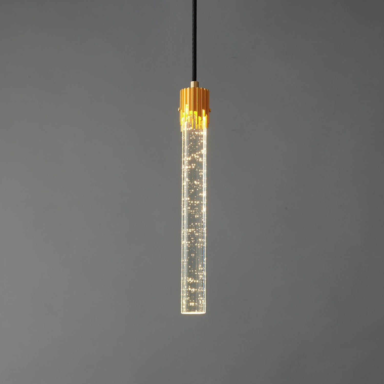 Lustra Suspension Abat-jour Transparent Cristal