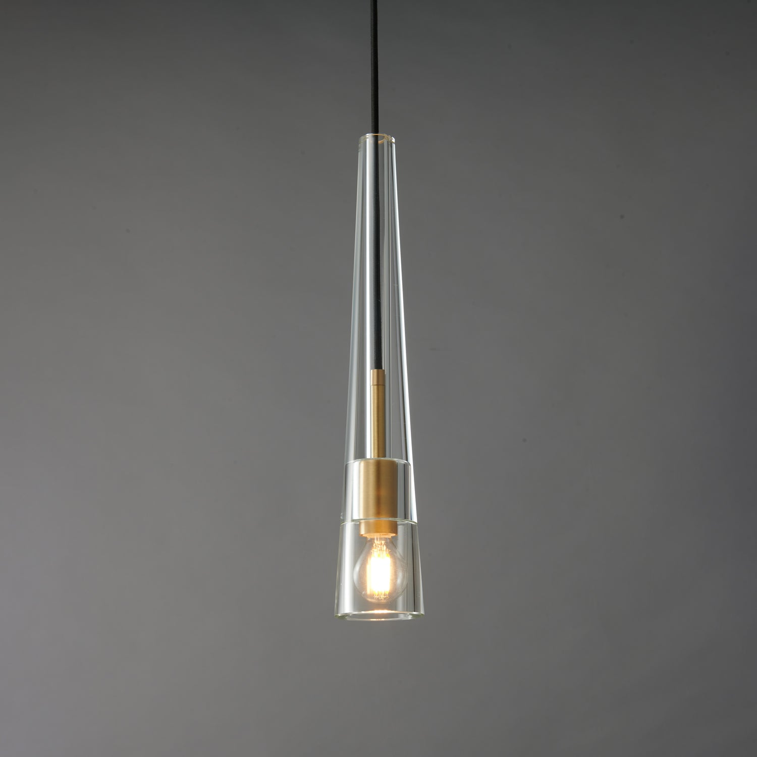 Lustra Suspension Abat-jour Transparent Cristal