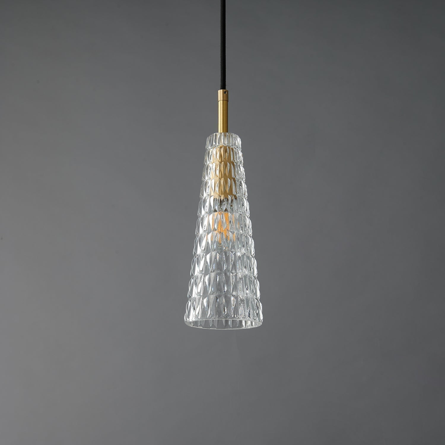Lustra Suspension Abat-jour Transparent Cristal
