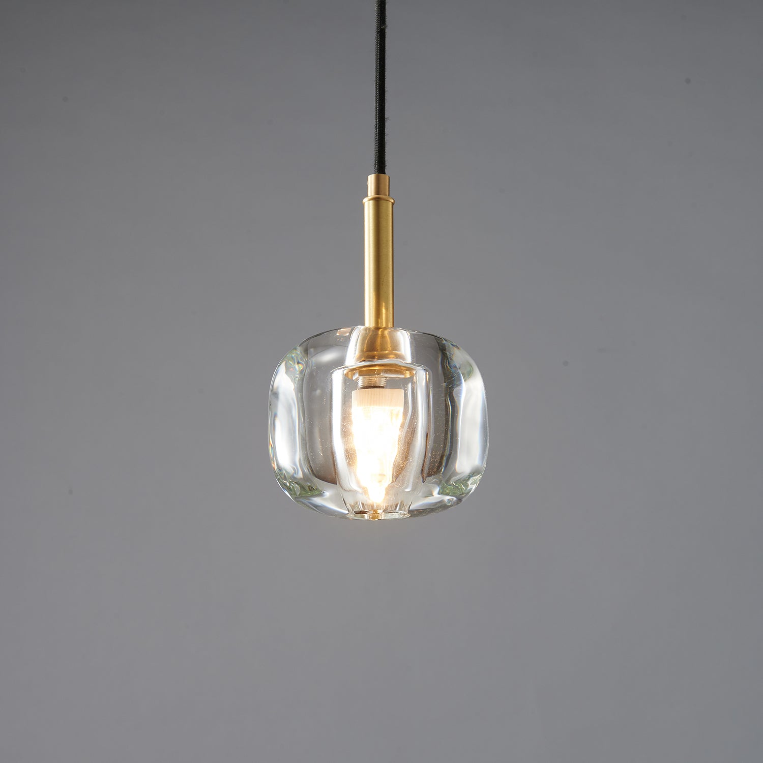 Lustra Suspension Abat-jour Transparent Cristal