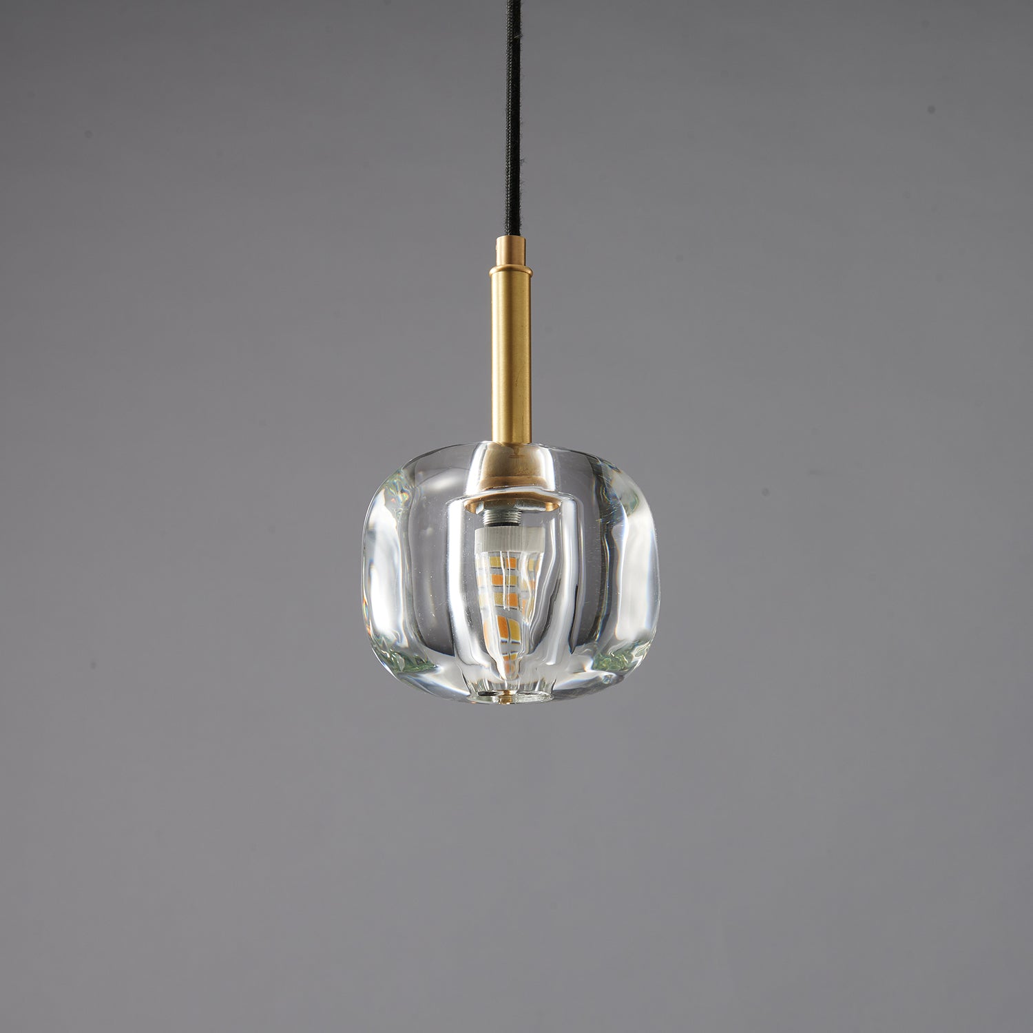 Lustra Suspension Abat-jour Transparent Cristal