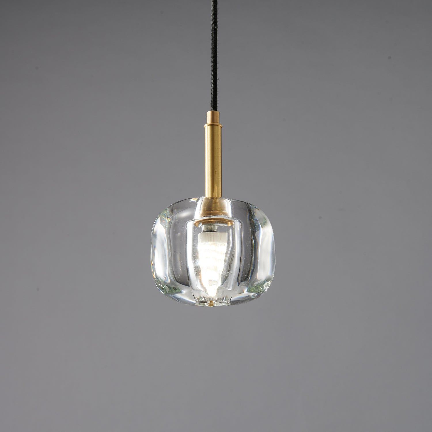 Lustra Suspension Abat-jour Transparent Cristal