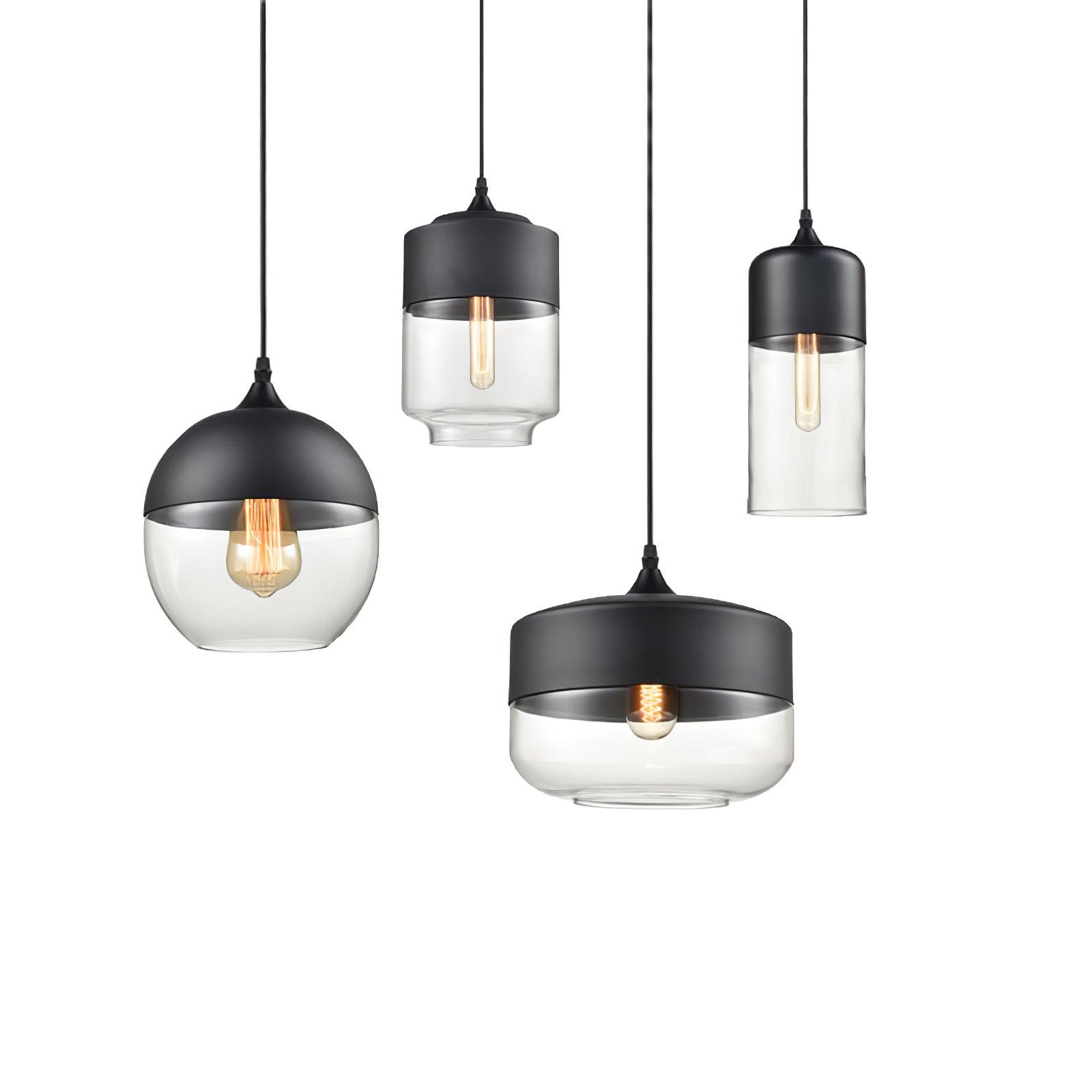 Aura Suspension Industrielle en Verre