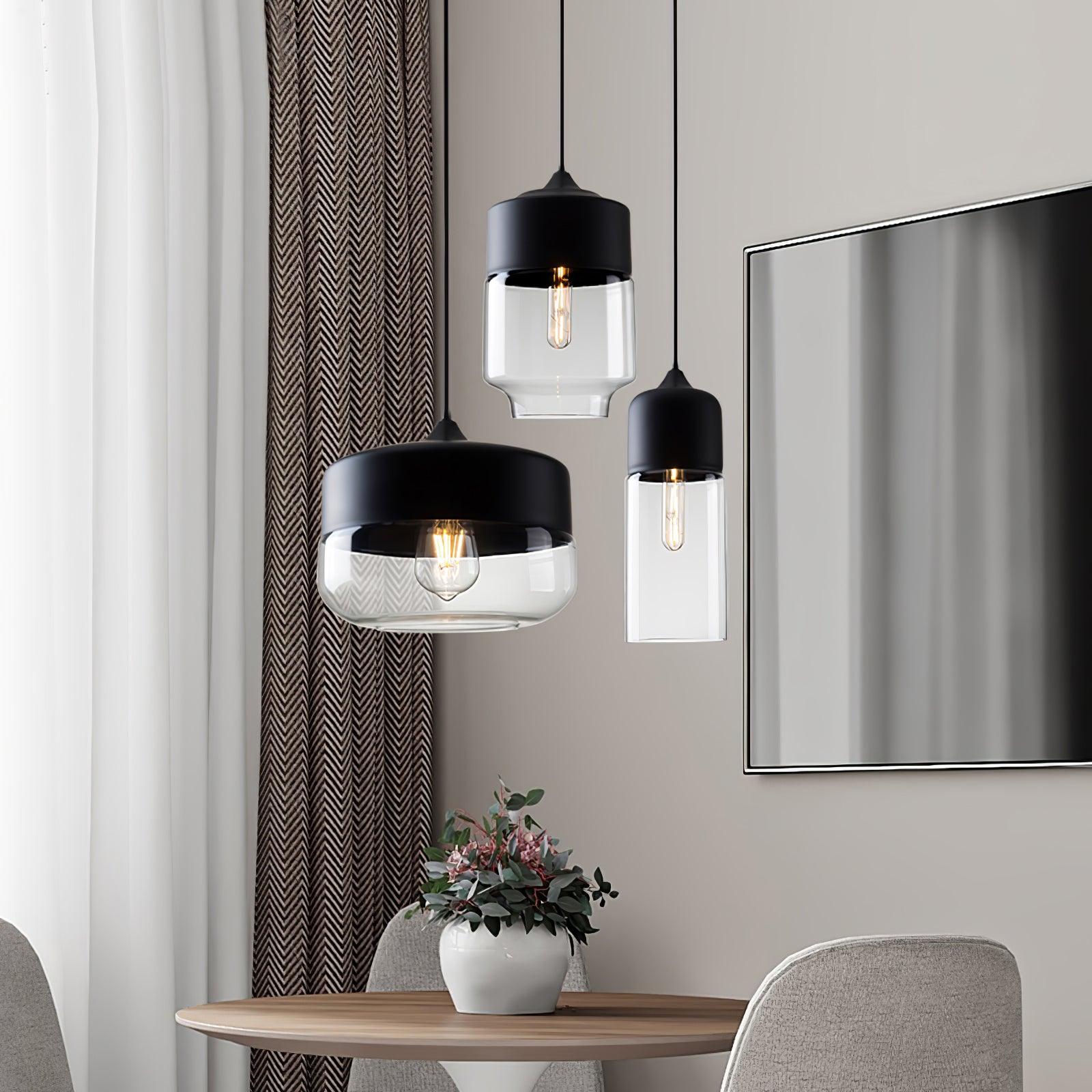 Aura Suspension Industrielle en Verre