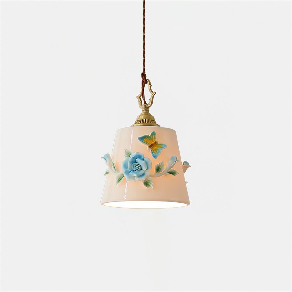 Eden Suspension Céramique Florale