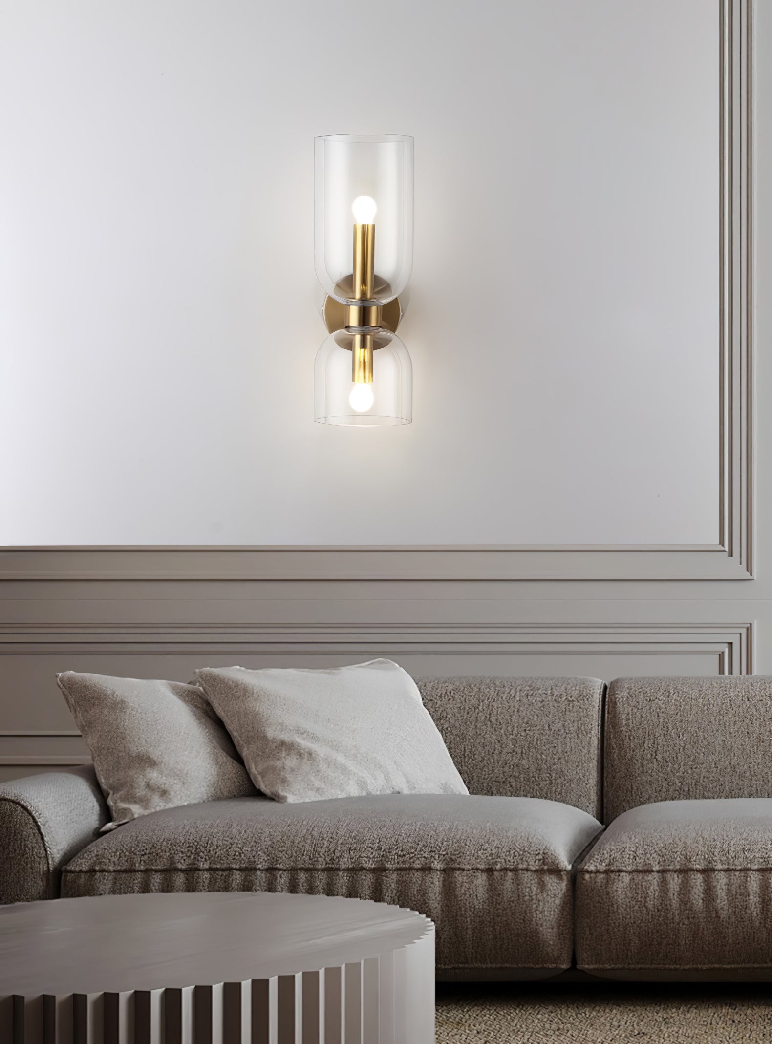 Lylaearis Nordic Art Plug-In Glass Wall Lamp