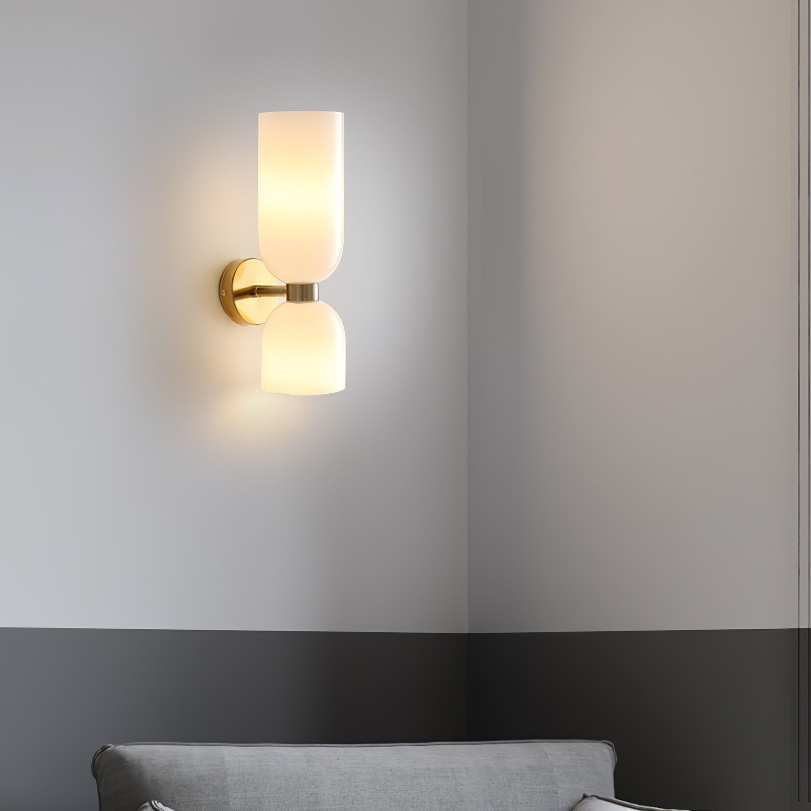 Lylaearis Nordic Art Plug-In Glass Wall Lamp