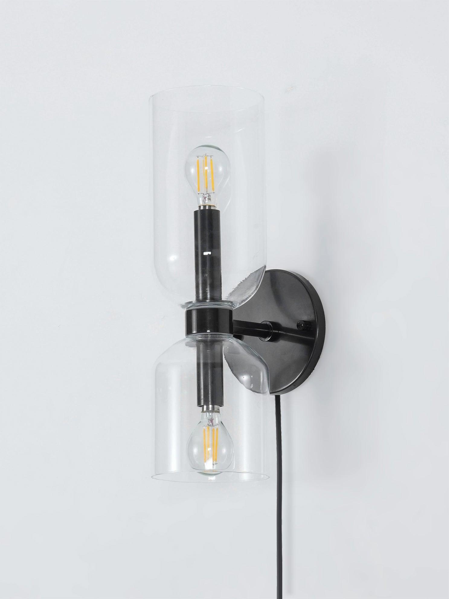 Lylaearis Nordic Art Plug-In Glass Wall Lamp