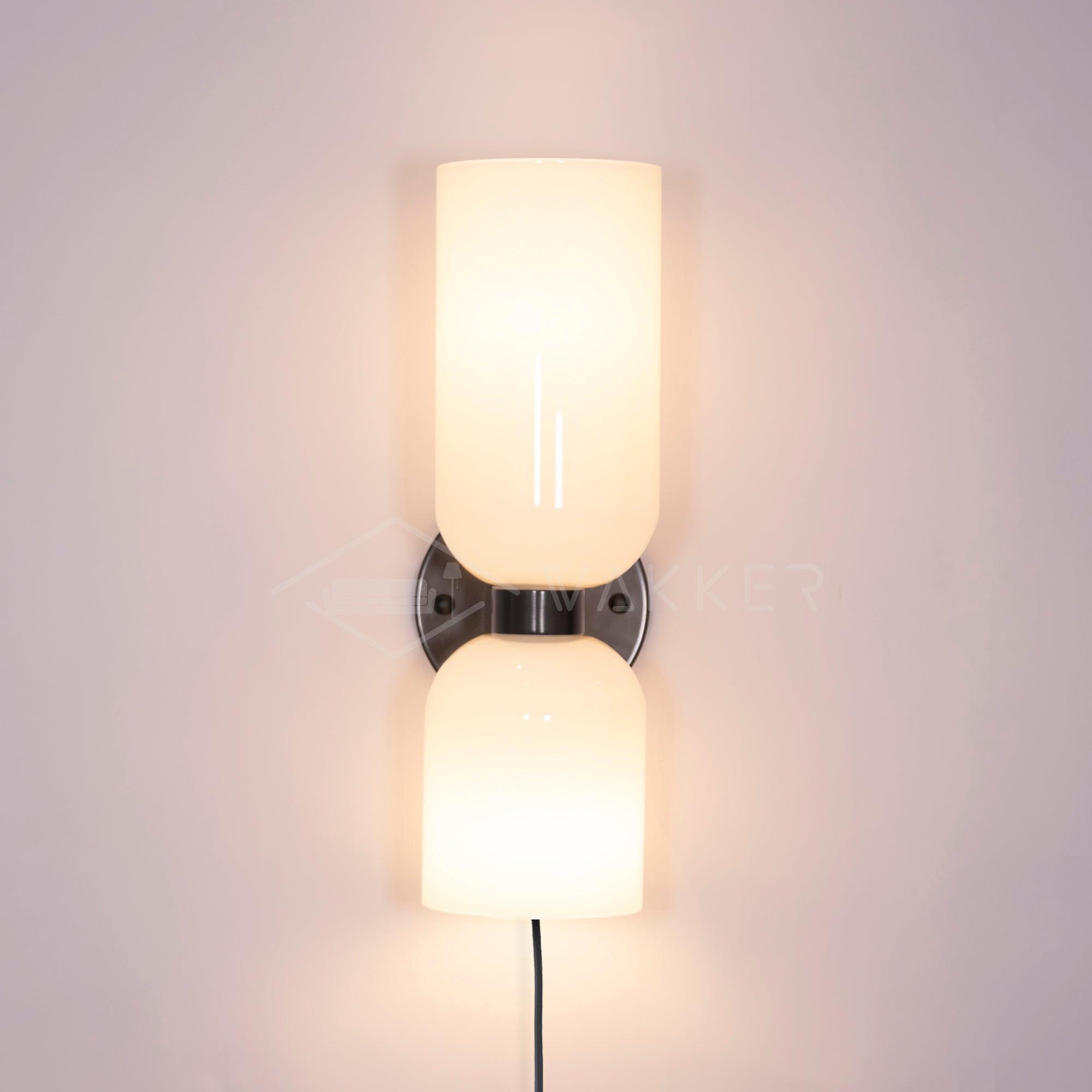 Lylaearis Nordic Art Plug-In Glass Wall Lamp