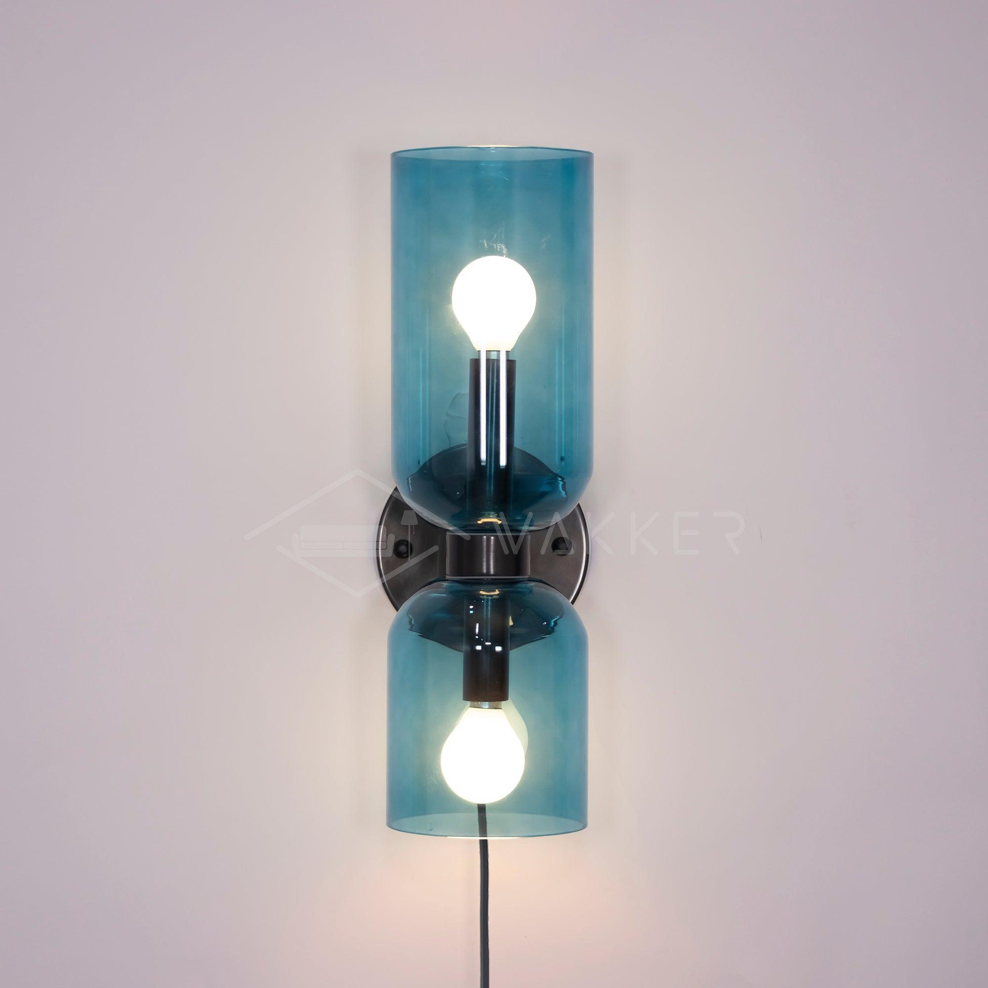 Lylaearis Nordic Art Plug-In Glass Wall Lamp