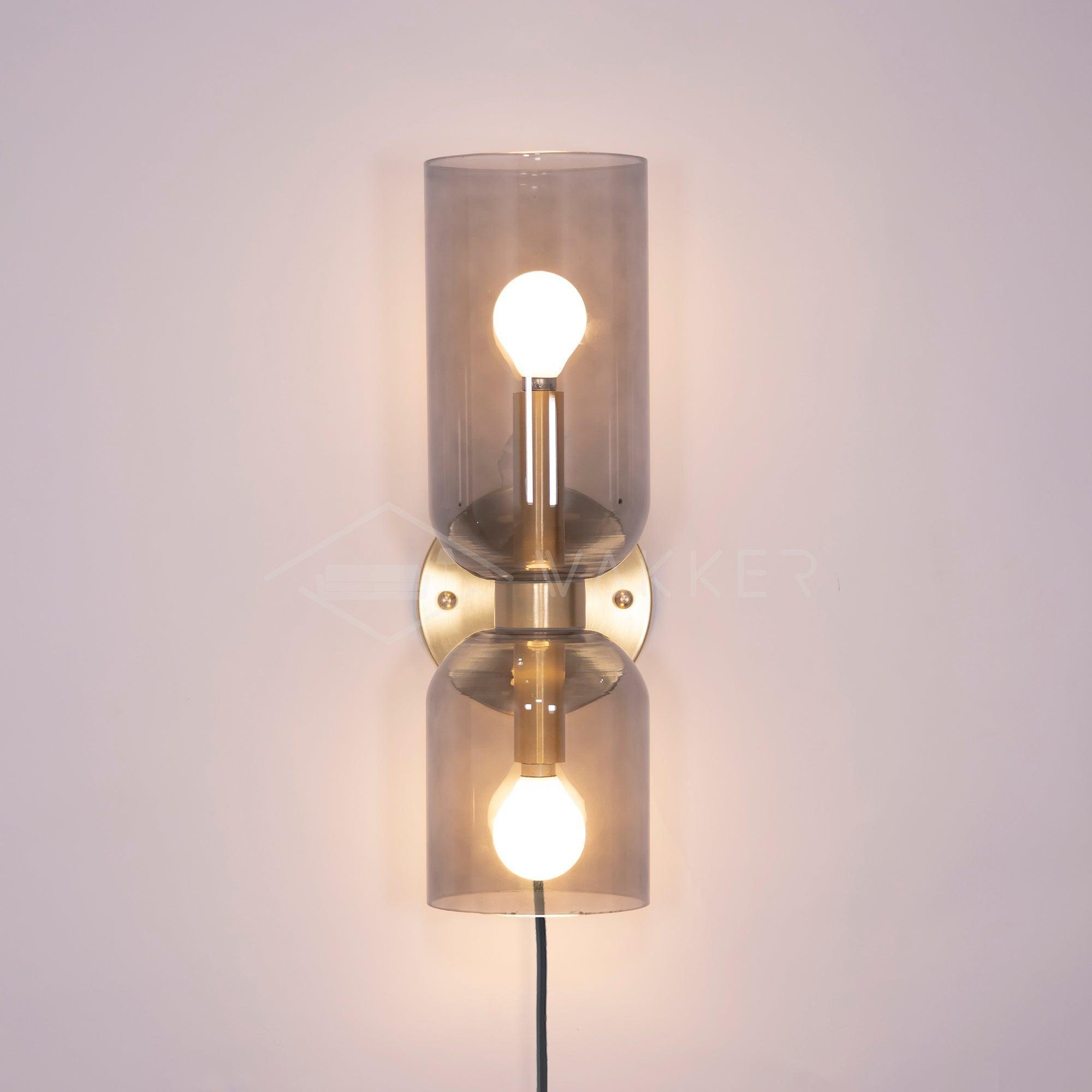 Lylaearis Nordic Art Plug-In Glass Wall Lamp