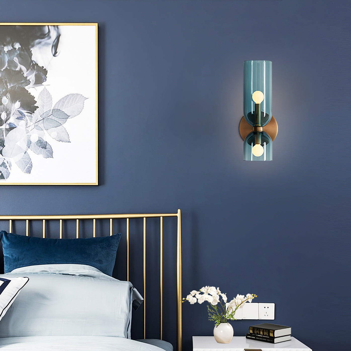 Chime Applique Murale Laiton Verre Moderne
