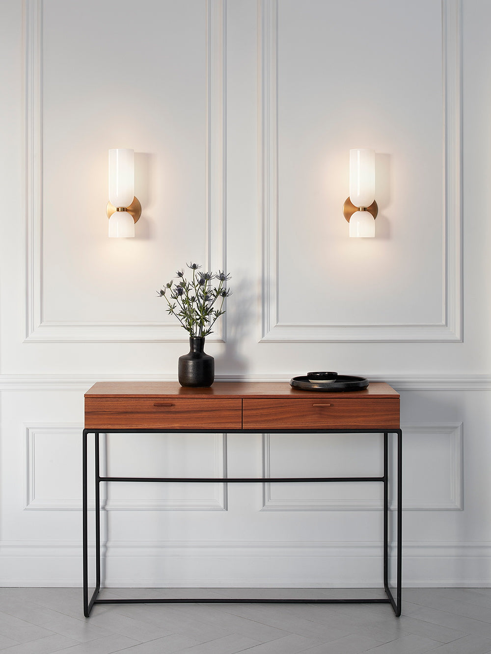 Chime Applique Murale Laiton Verre Moderne