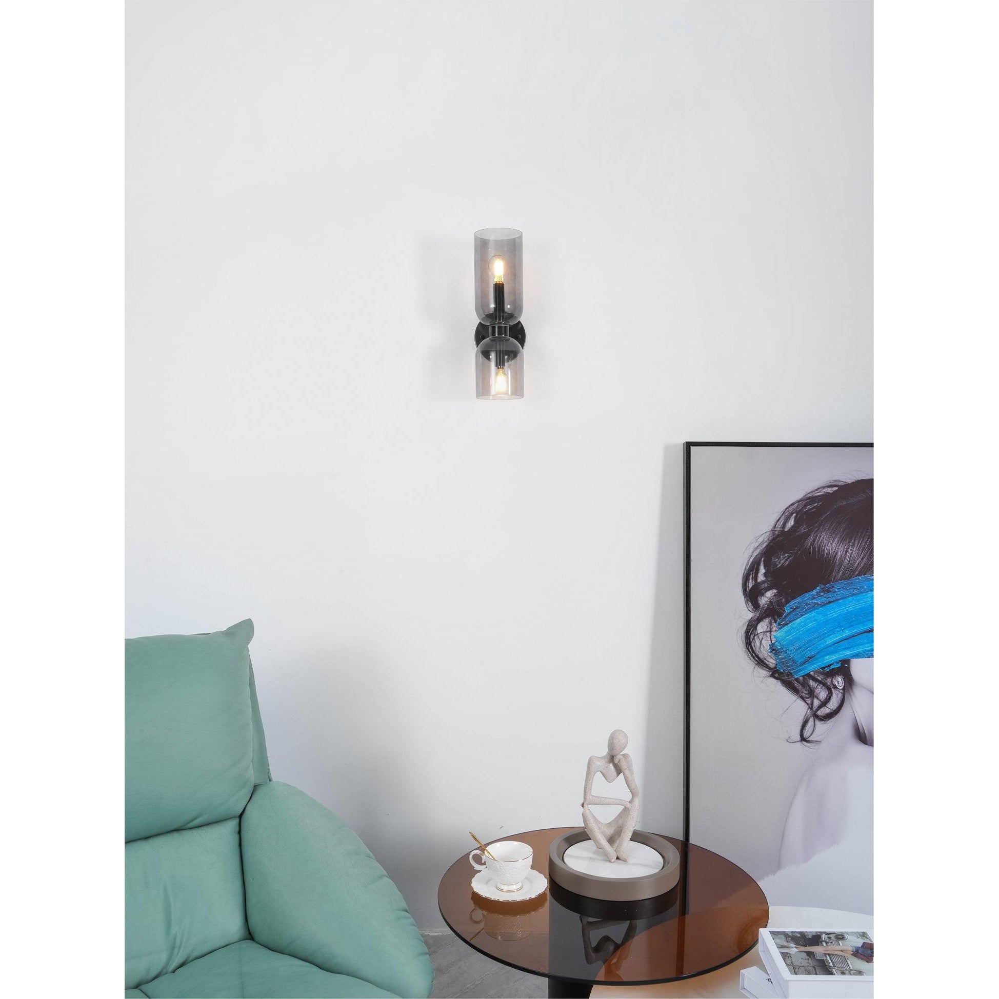 Chime Applique Murale Laiton Verre Moderne