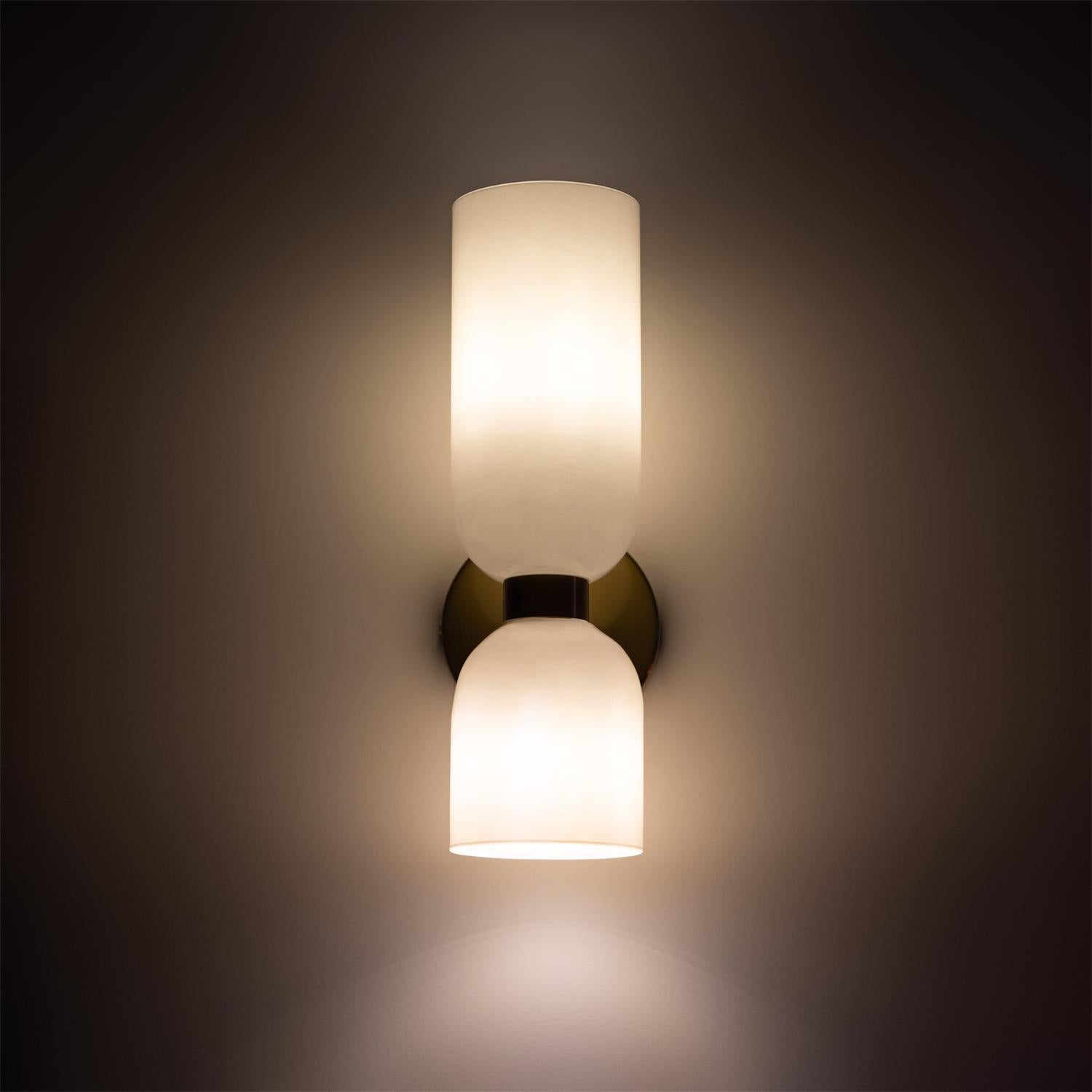 Chime Applique Murale Laiton Verre Moderne