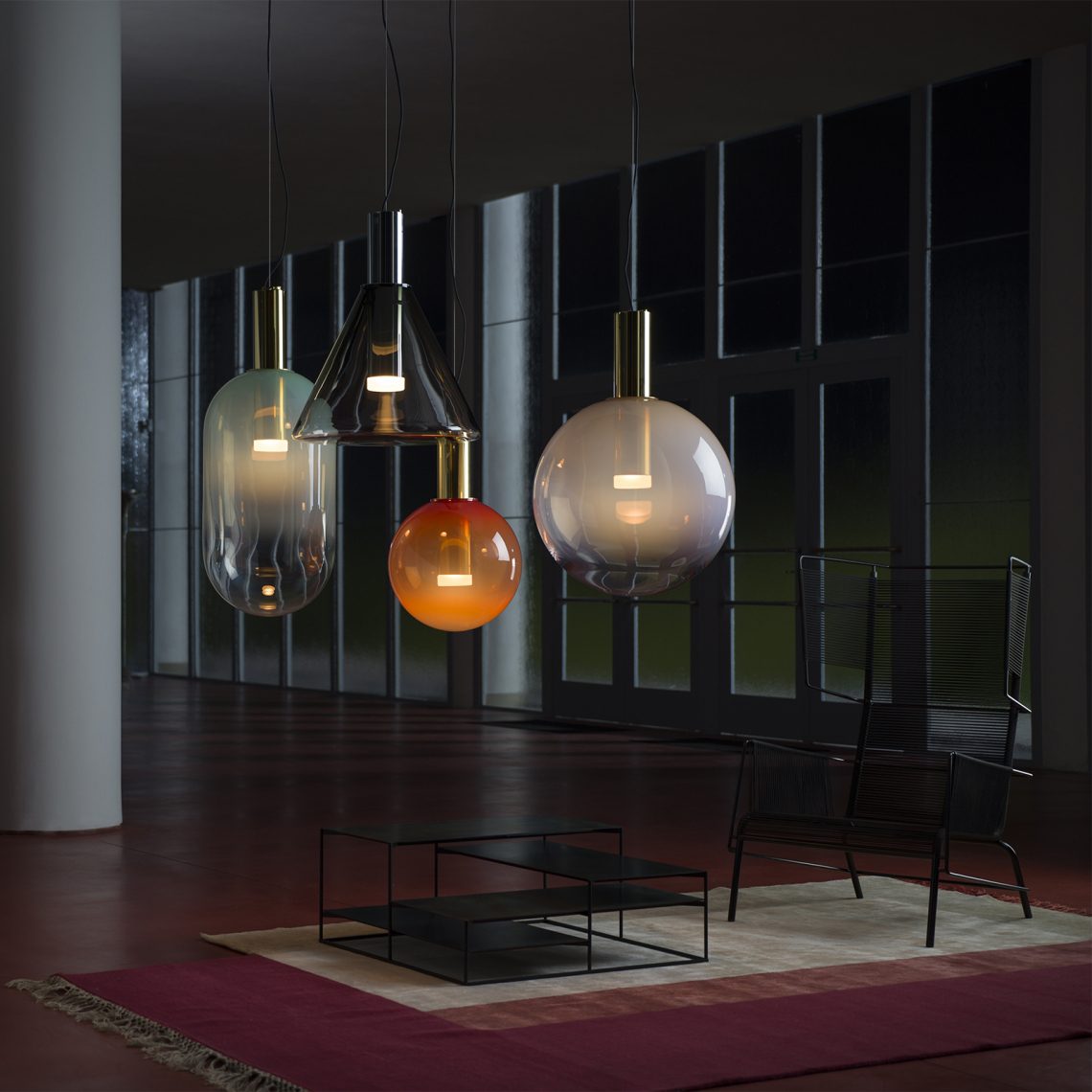 Aeris Suspension en Verre Minimaliste