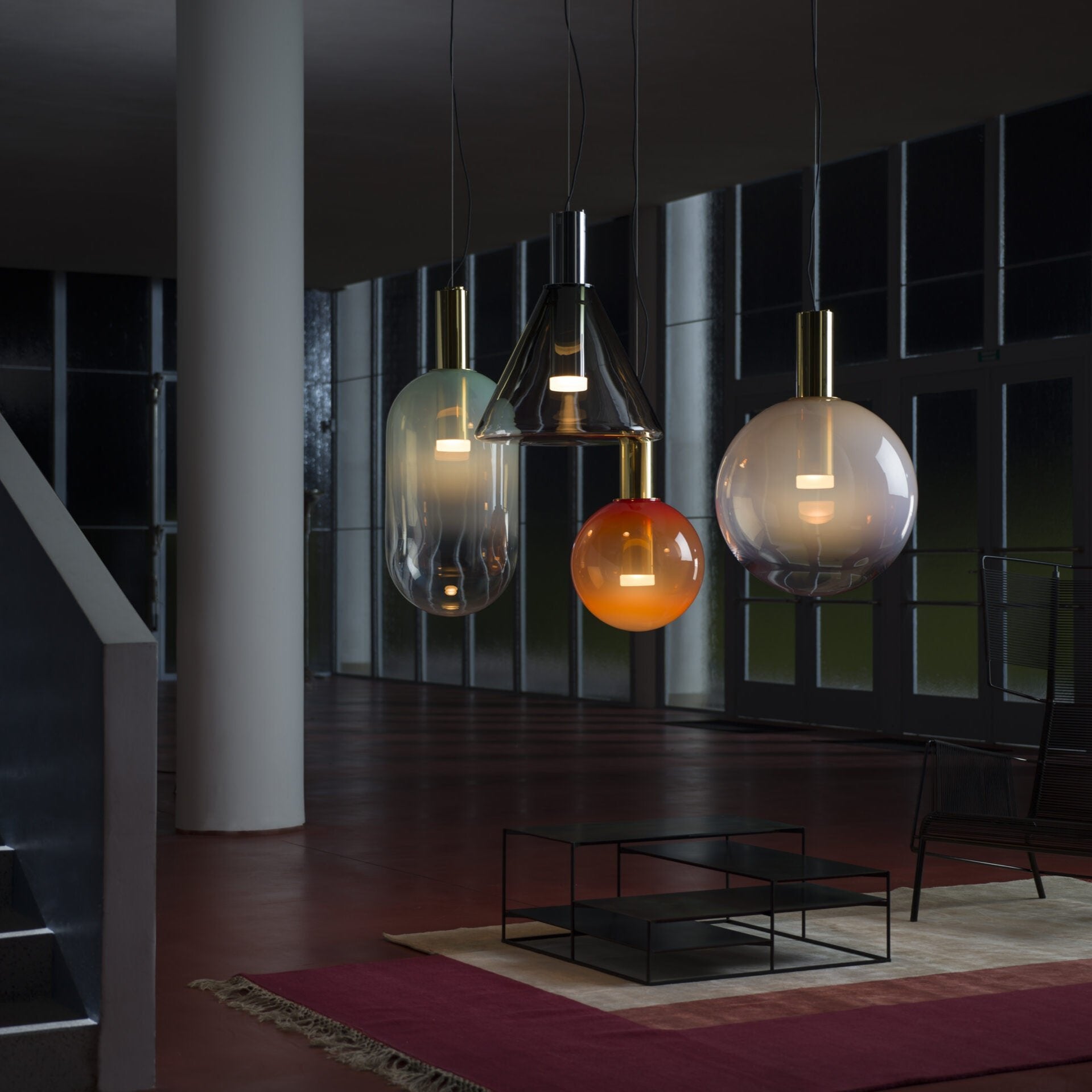 Aeris Suspension en Verre Minimaliste