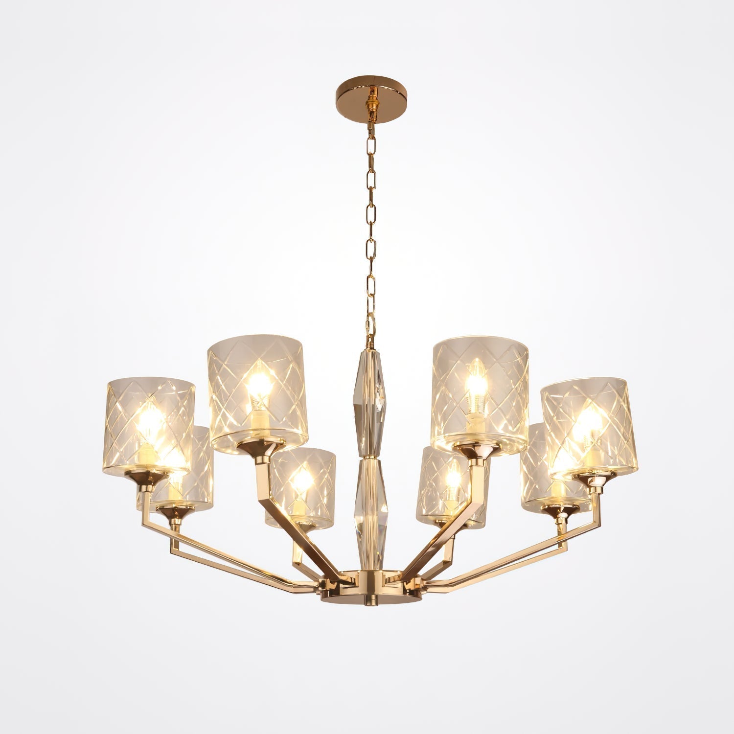 Dew Lustre Laiton Verre Luxe Postmoderne