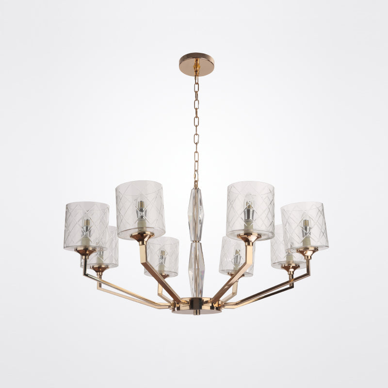 Dew Lustre Laiton Verre Luxe Postmoderne