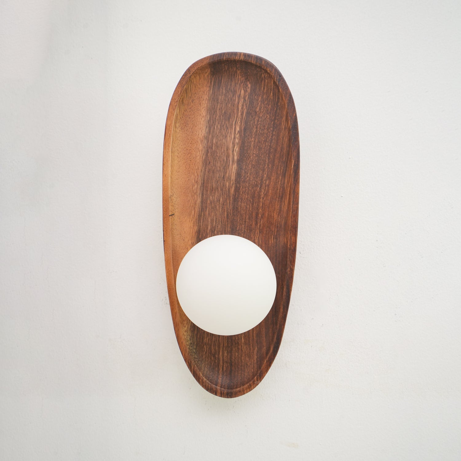 Keith Applique Murale Moderne Minimaliste en Bois et Verre
