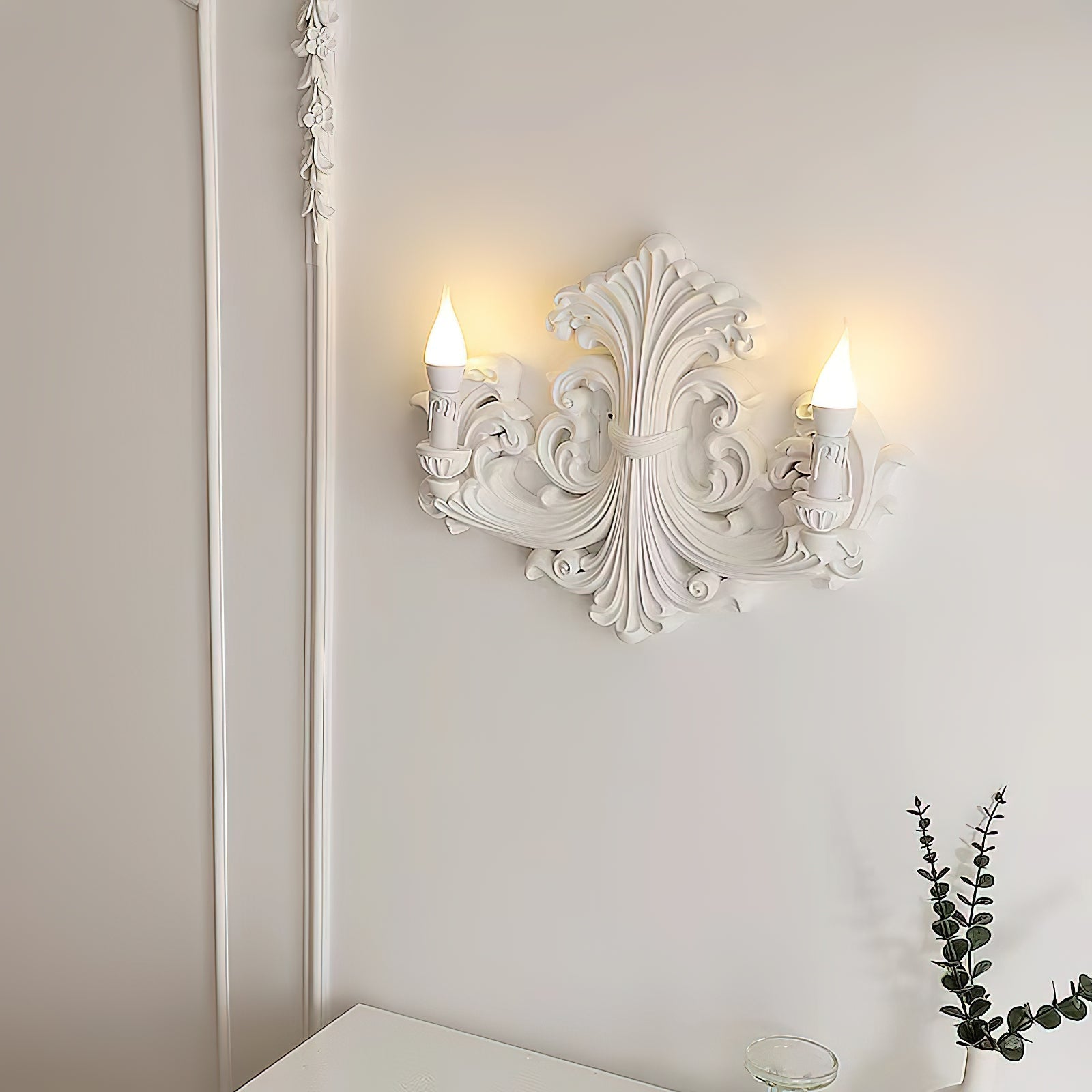 Eon Applique Murale Plâtre Élégance Premium