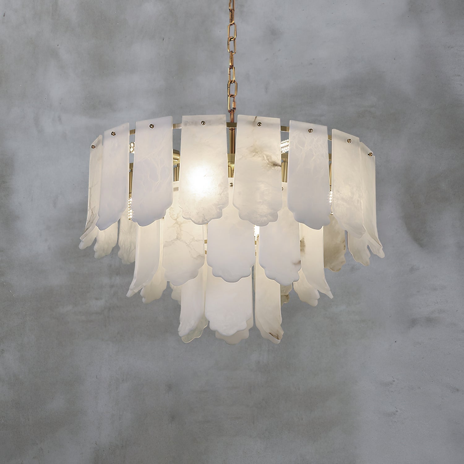 Hue Lustre Laiton Albâtre Luxe Postmoderne