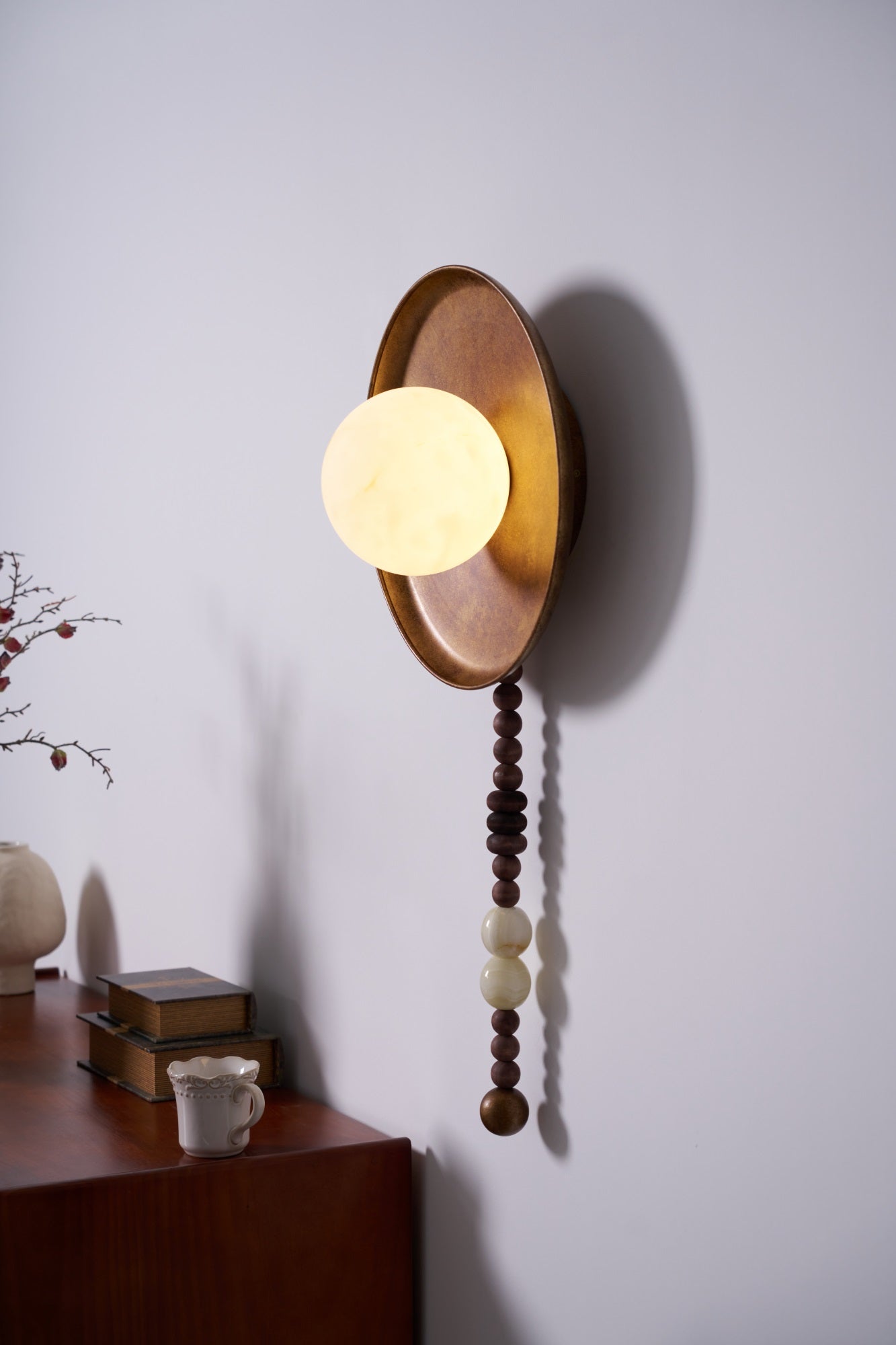 Olive Applique Murale Premium Nordique Art Marbre