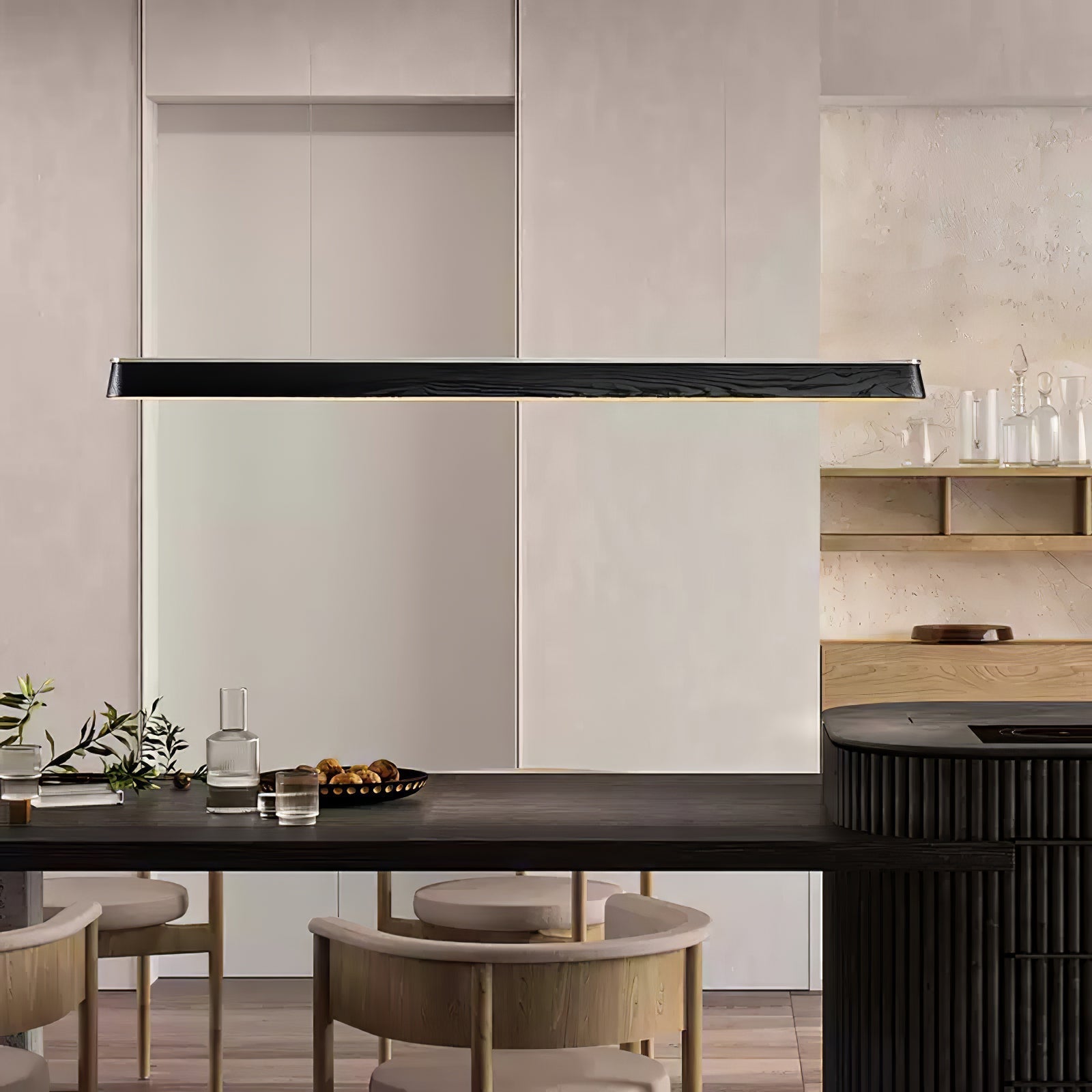 Caleo Industrial Wood Pendant Lamp