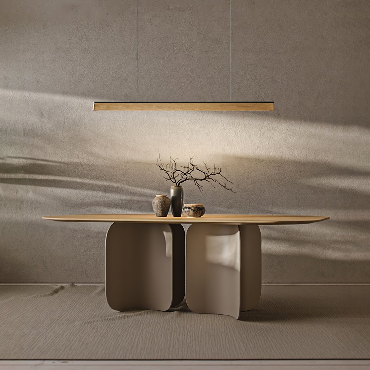 Caleo Industrial Wood Pendant Lamp