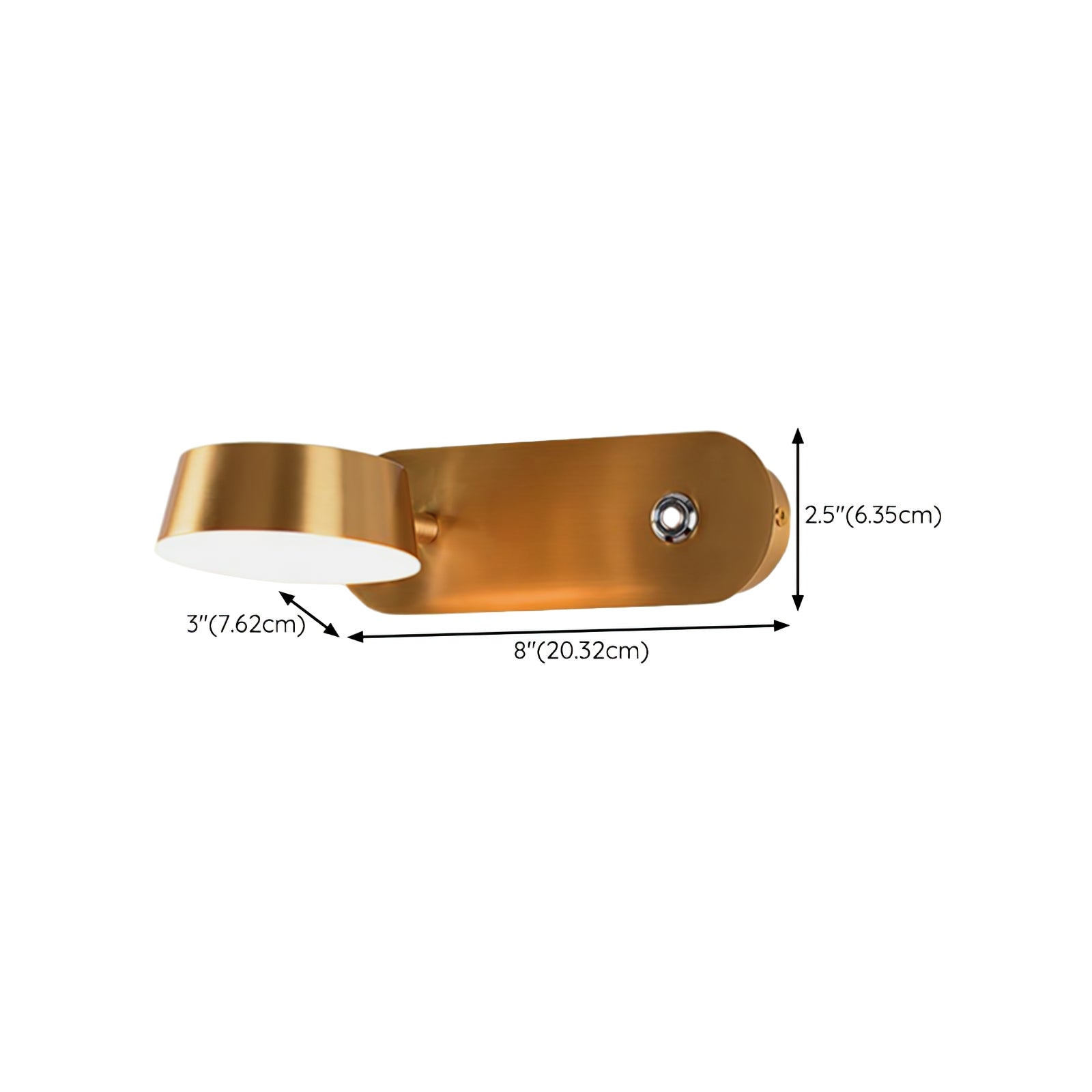 Edward Premium Élégance Coiffeuse Laiton Applique Murale