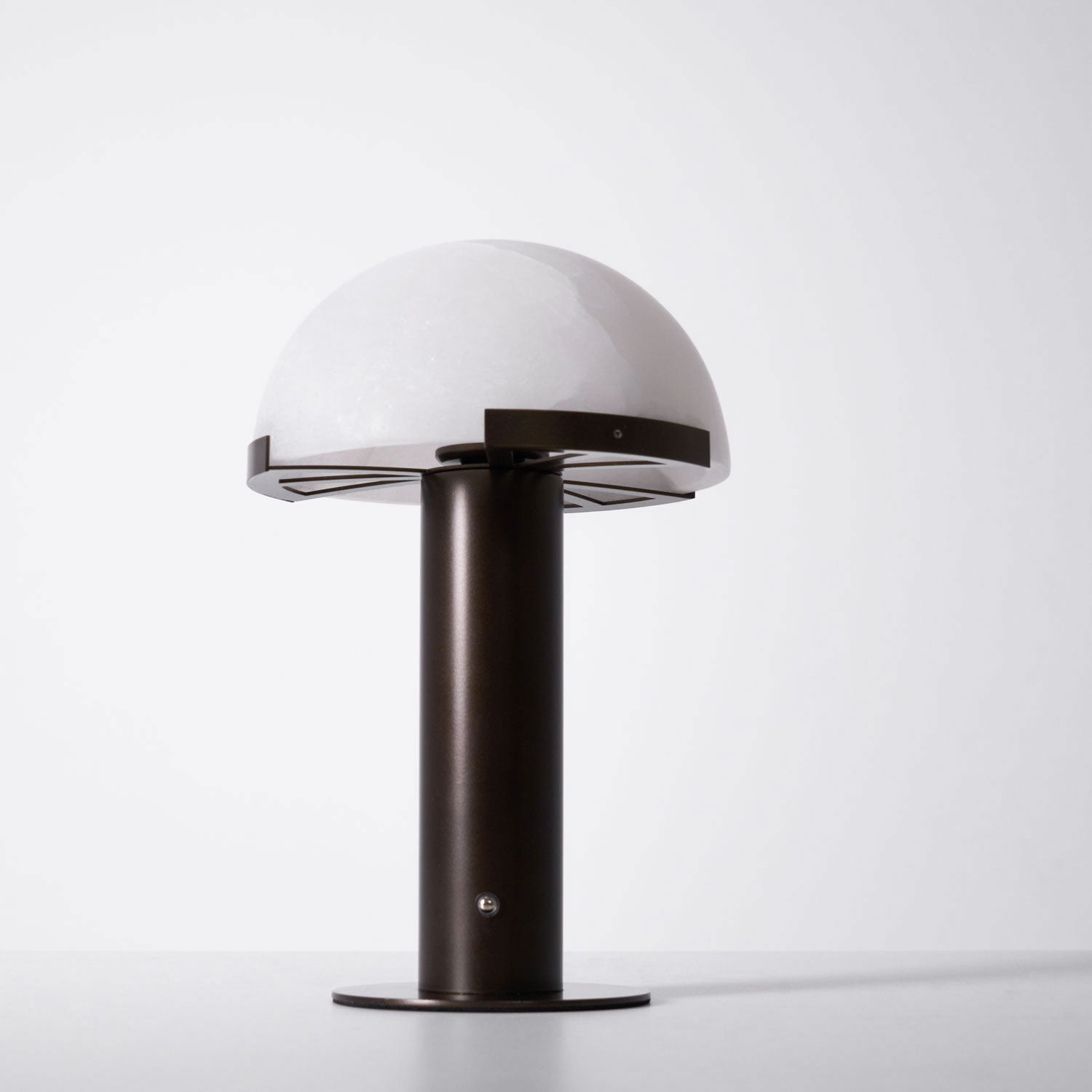 Ibera Lampe de Table en Albâtre et Métal
