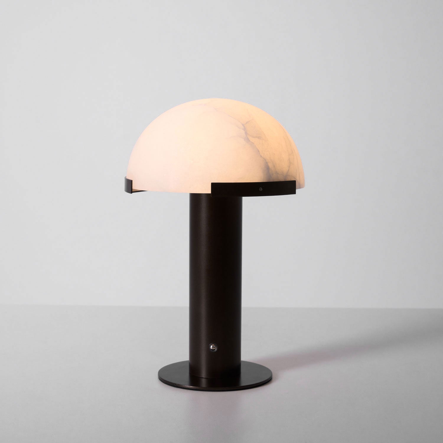 Ibera Lampe de Table en Albâtre et Métal