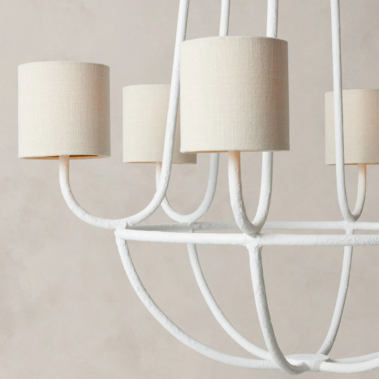 Lithe Lustre Laiton Métal Tissu Vintage