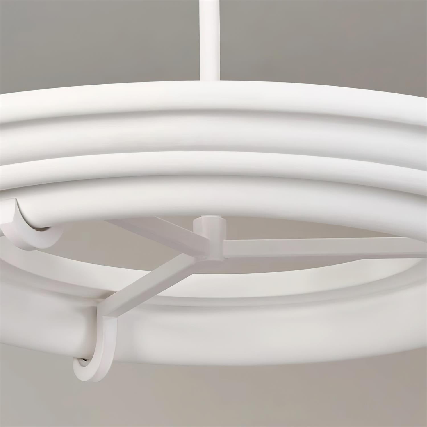 Ellie Lustre Plâtre Circulaire Artistique