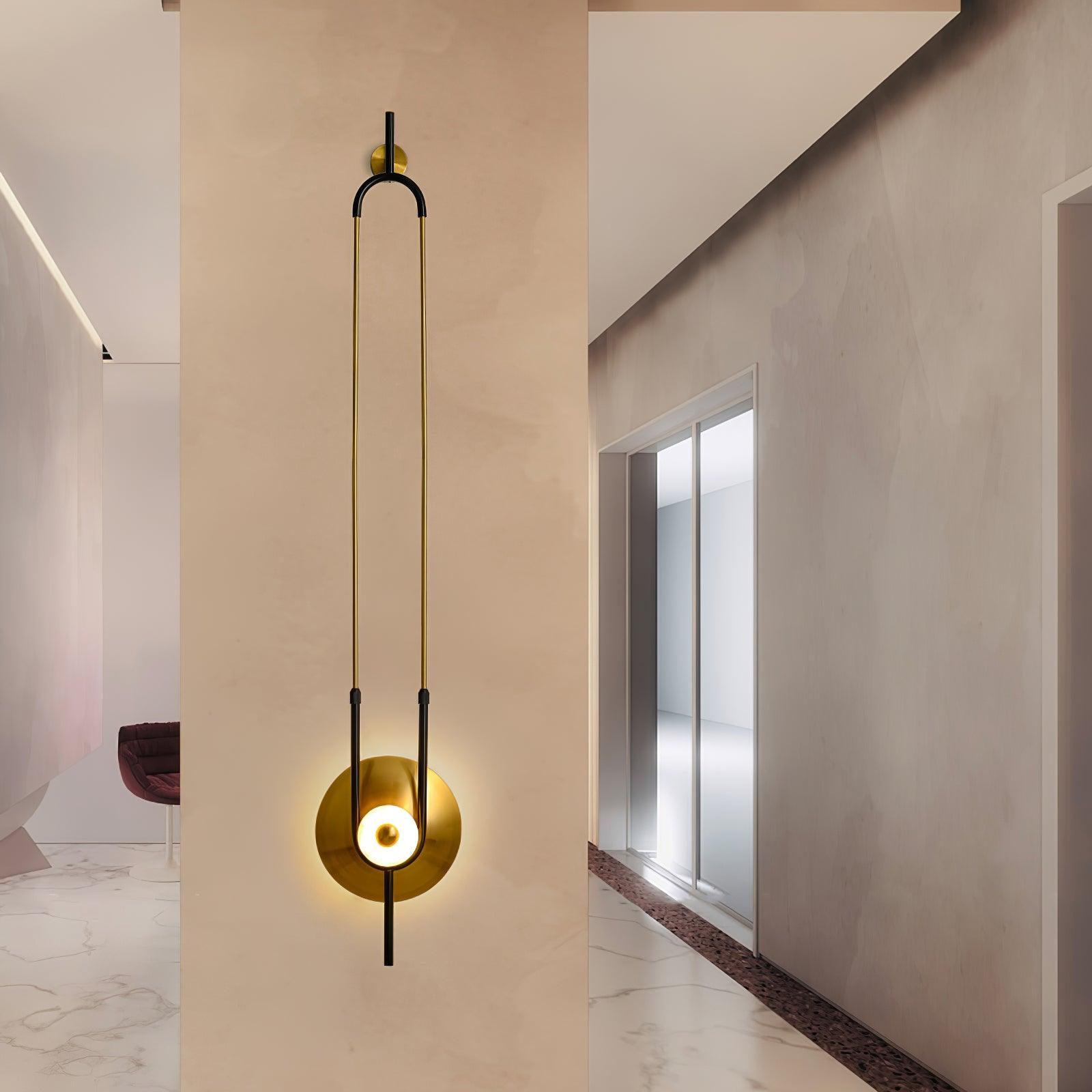 Ivory Lampe Murale Anneau Moderne en Marbre