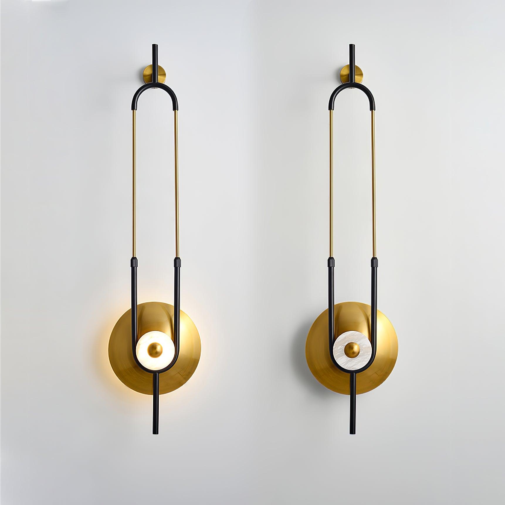 Ivory Lampe Murale Anneau Moderne en Marbre