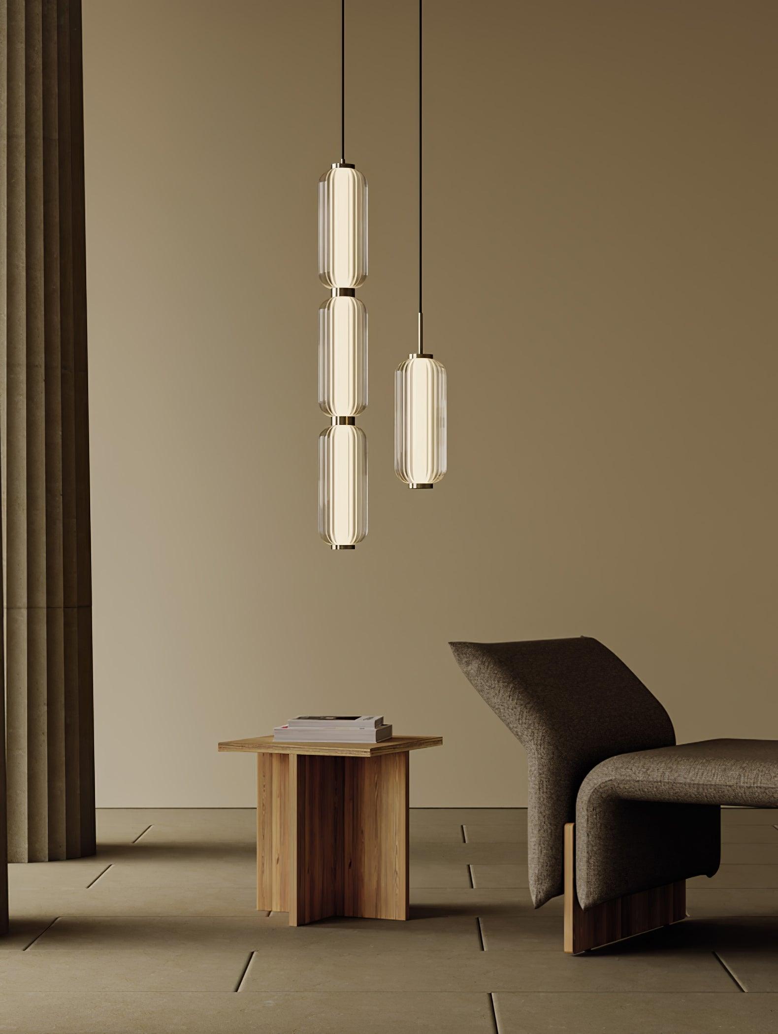 Cylindra Suspension en Verre Moderne