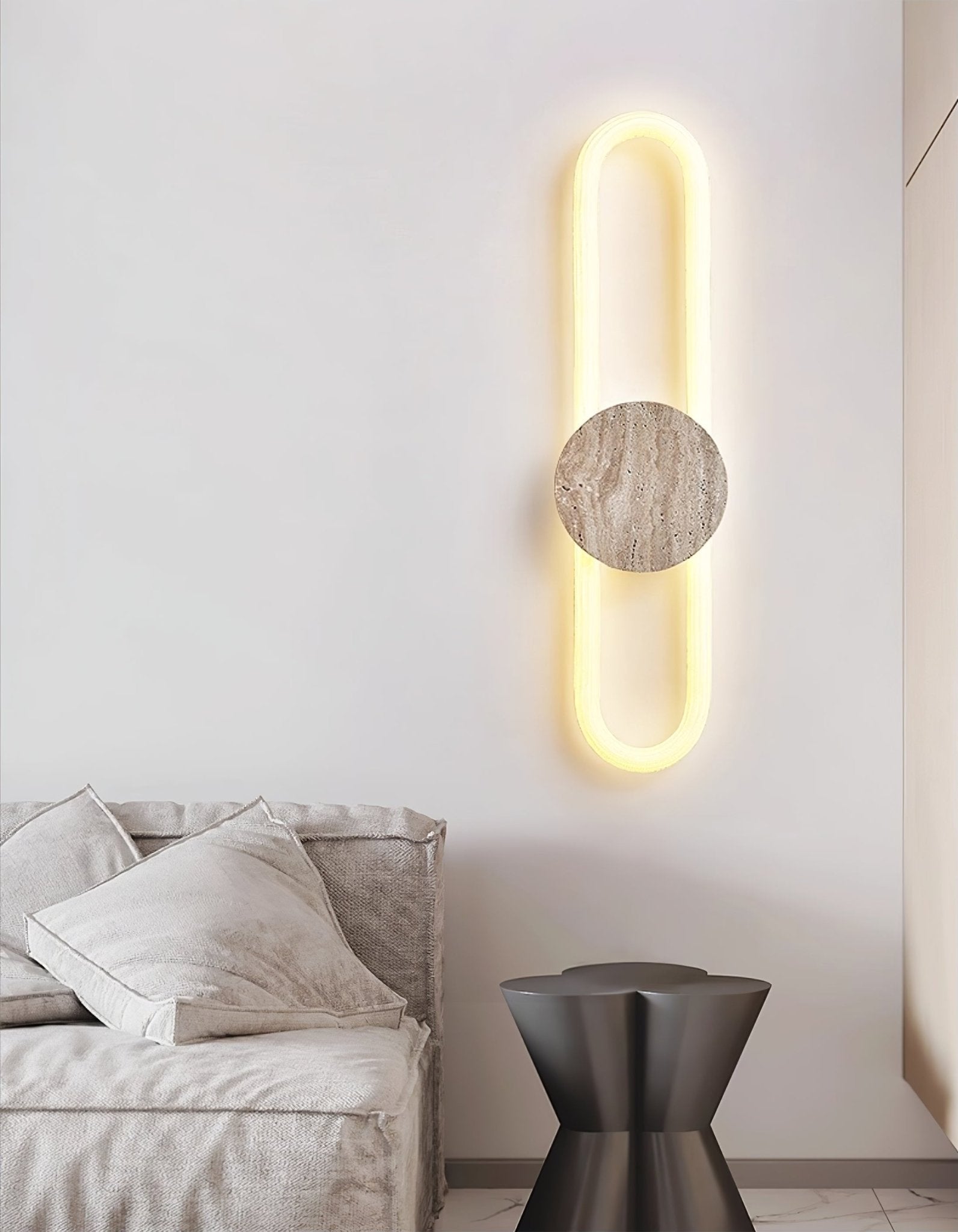 Mysole Applique Murale Travertin