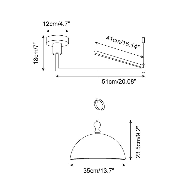 Maribel Suspension Bras Pivotant