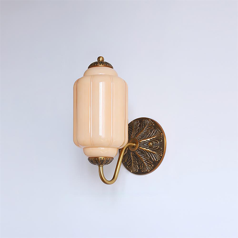 Melvane Applique murale vintage en verre rose