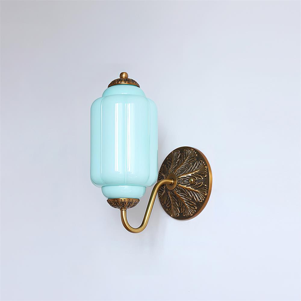 Melvane Applique murale vintage en verre rose