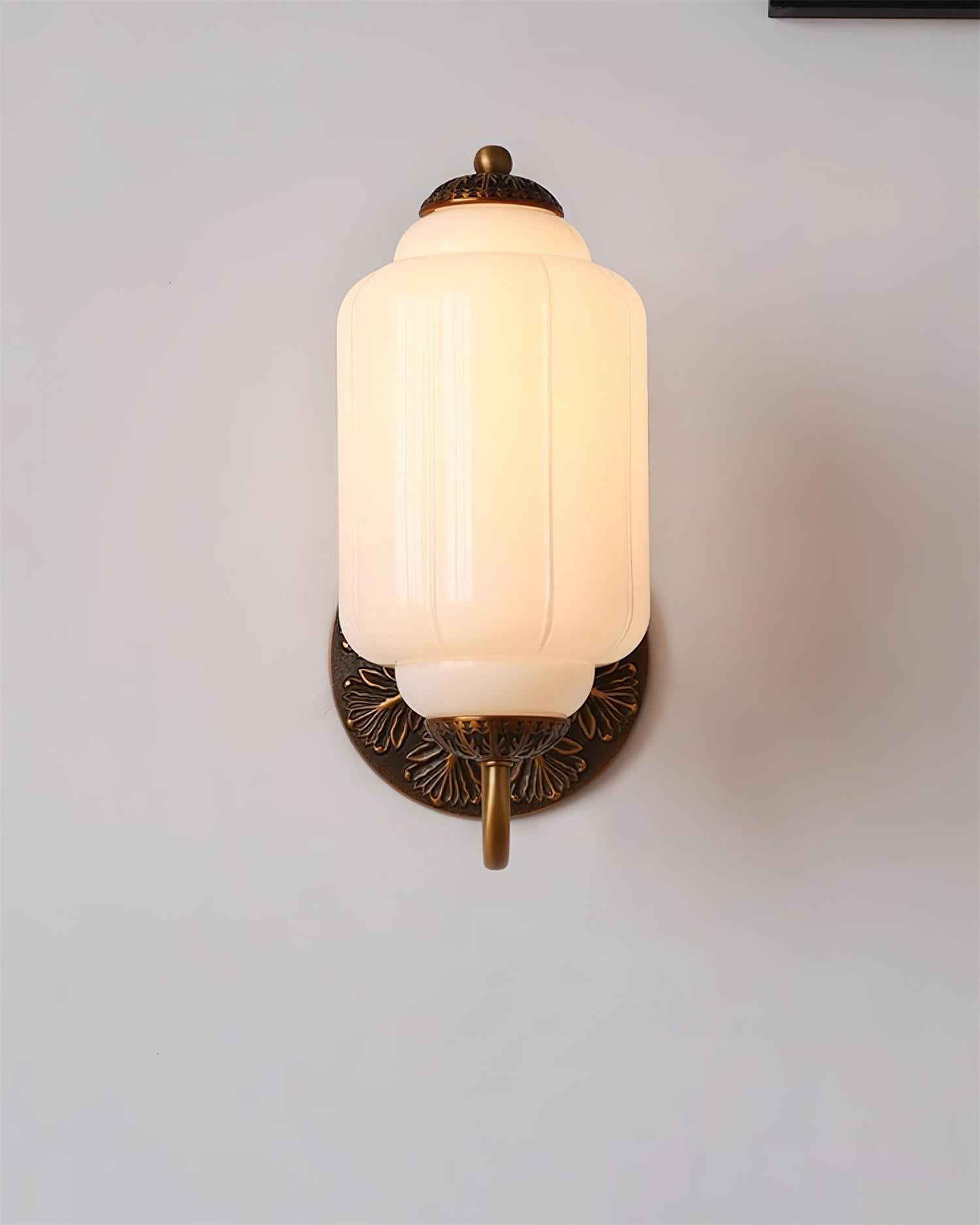 Melvane Applique murale vintage en verre rose