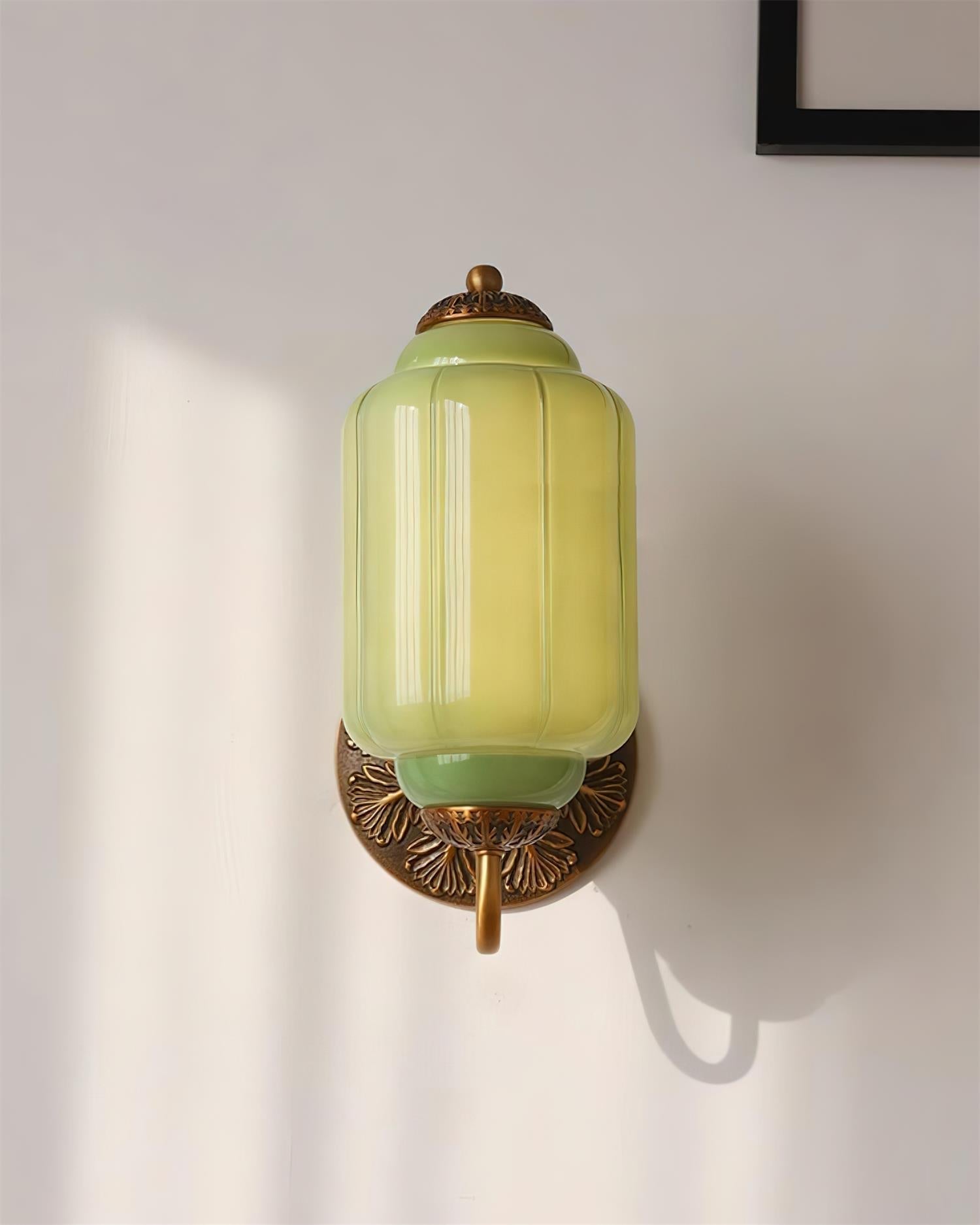 Melvane Applique murale vintage en verre rose