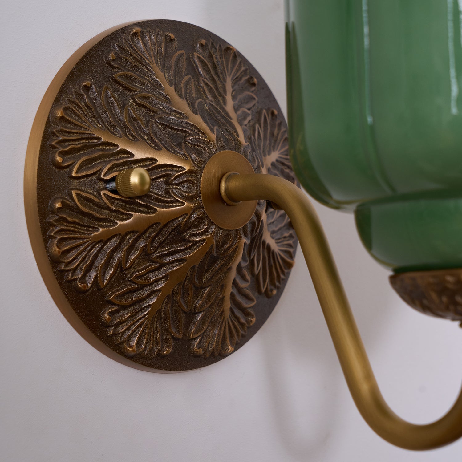 Melvane Applique murale vintage en verre rose