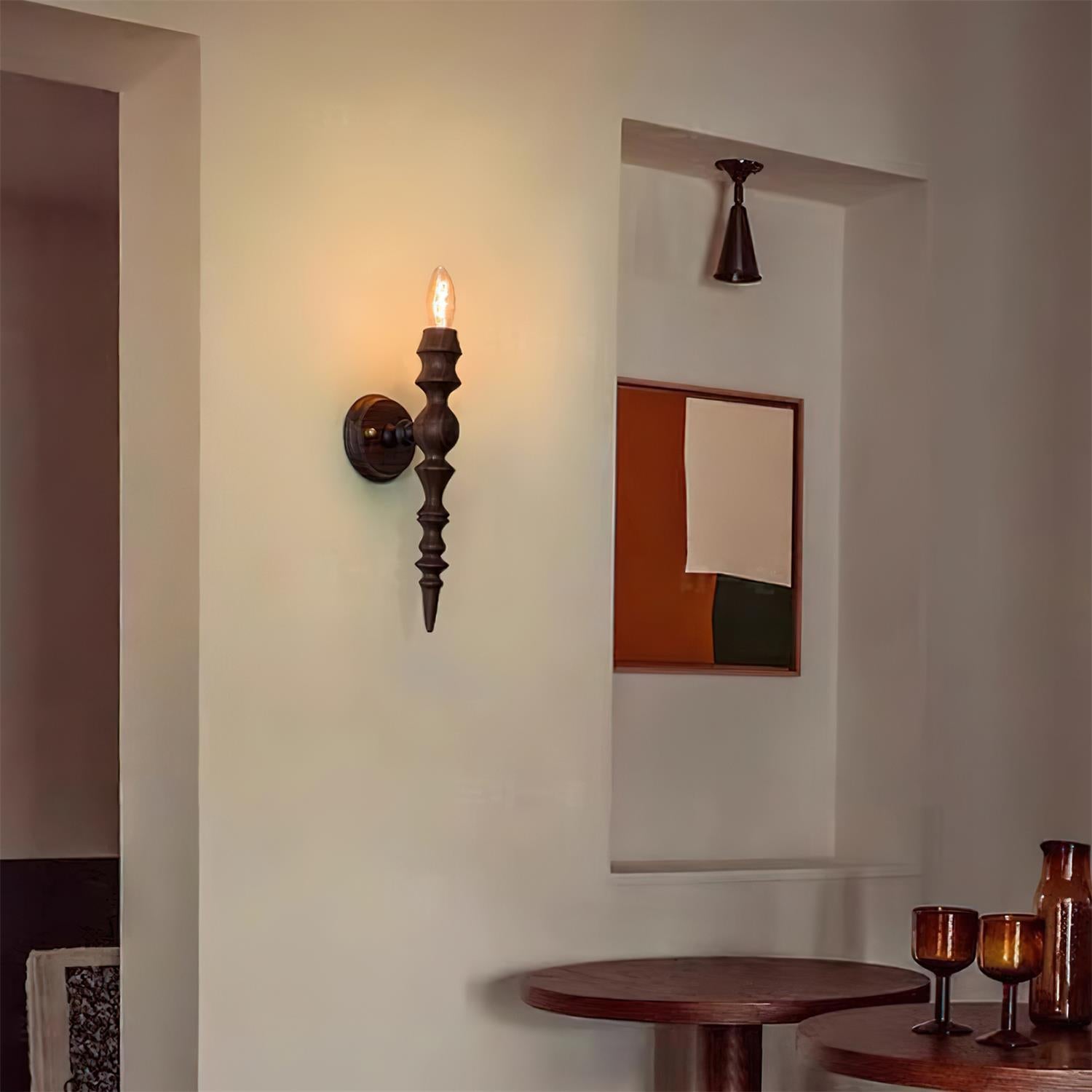 Nove Applique Murale Bois Vintage Moderne
