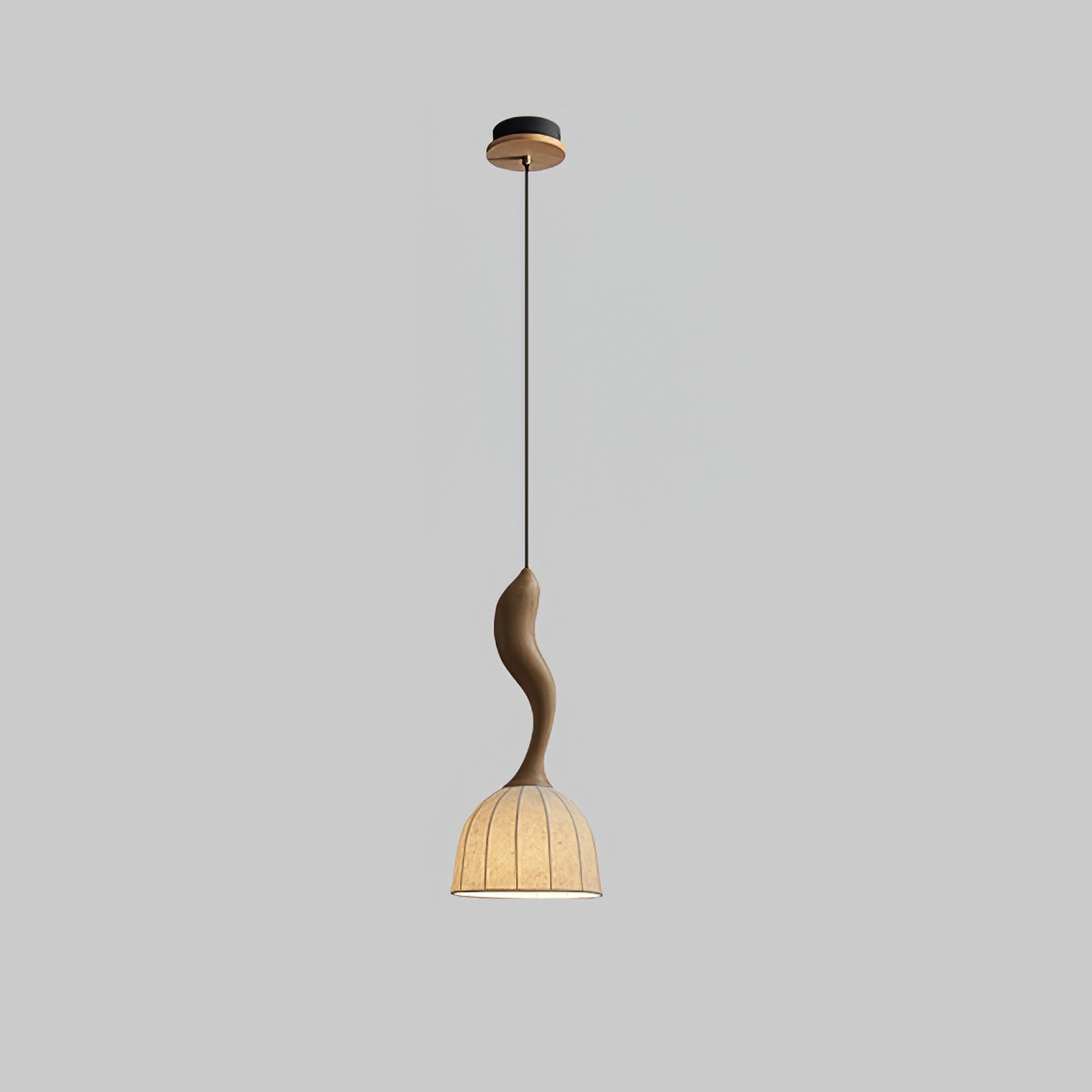 Colire Créativité Tordu Bois Suspension Lumière