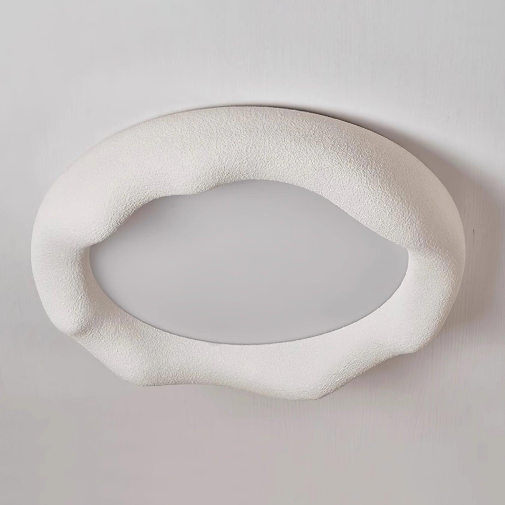 Vesperin Plafonnier en résine organique et fibre de verre, couleur beige