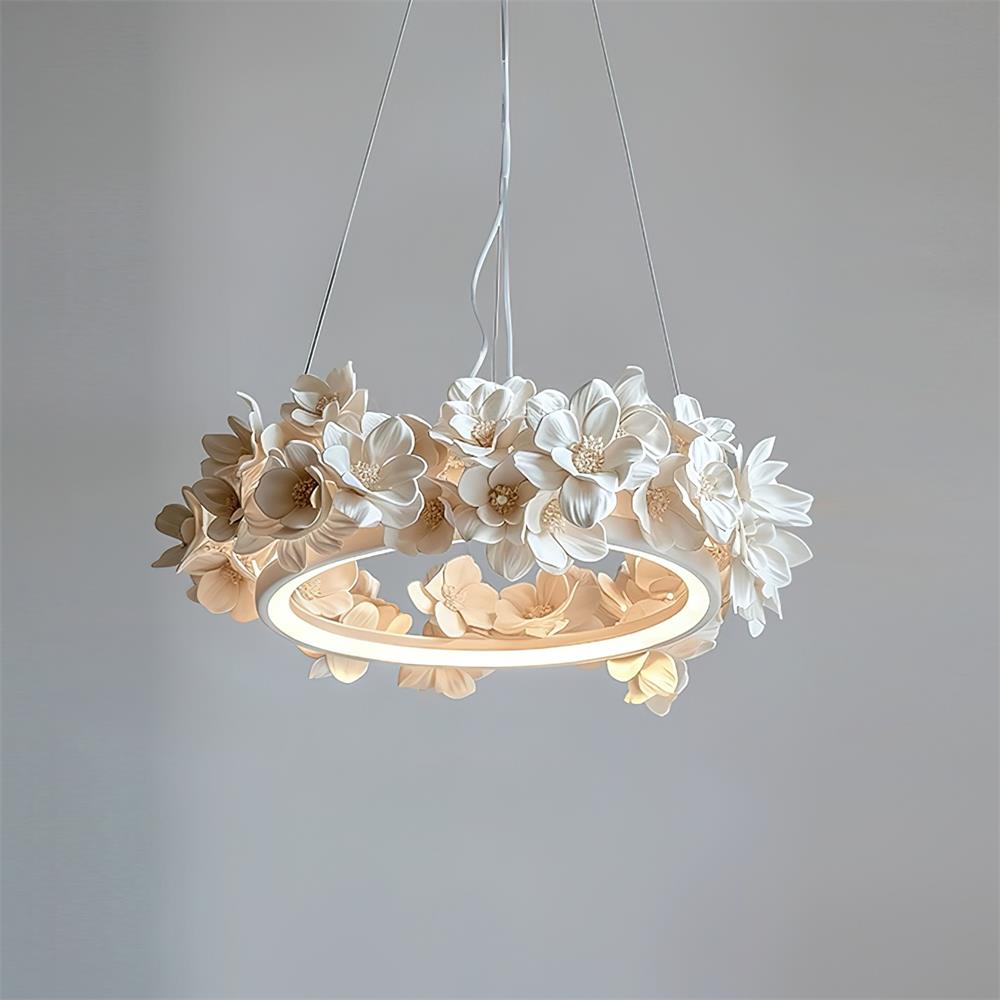 Elysian Lustre Floral Pétale Halo Minimaliste