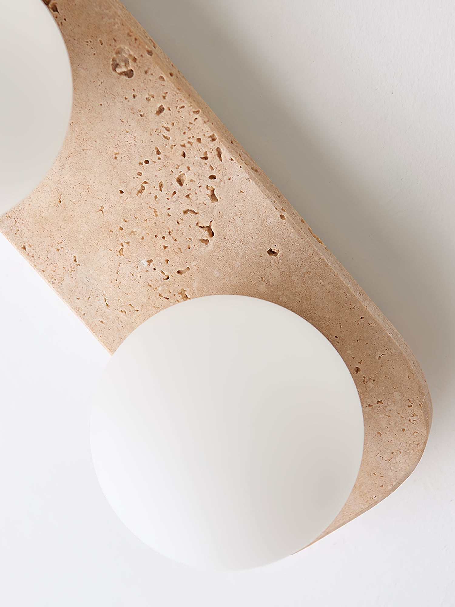 Alsilis Applique Murale Minimaliste en Travertin